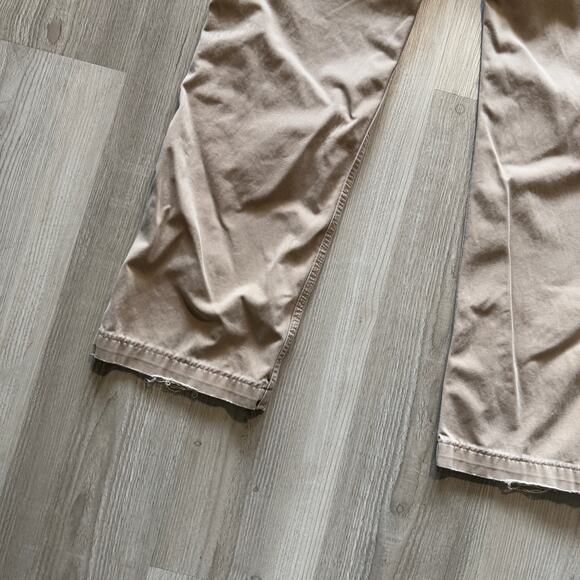 Men's Carhartt Tan Brown Khaki Cargo Utility Rugged Casual Work Pants Sz 36 x 34 - Picture 6 of 9